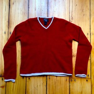 Red American eagle sweater